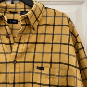 IZOD Flannel button-up